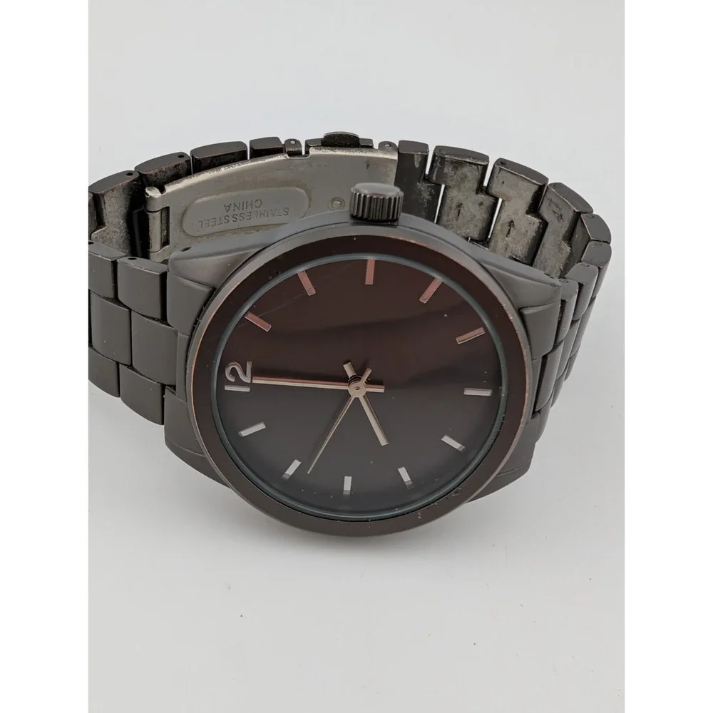 Goodfellow & Co Watch Men‎ 38mm Case Gunmental Tone 7